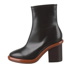 Dries Van Noten Black & Brown Leather Boots